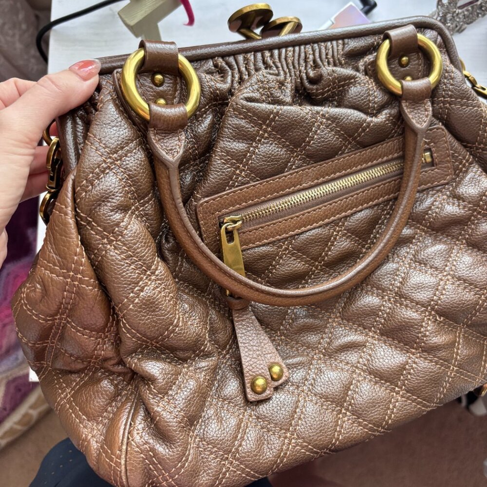 Y2K Marc Jacobs Original Fall 2005 Stam Bag in Chocolate Brown - Picture 8 of 16